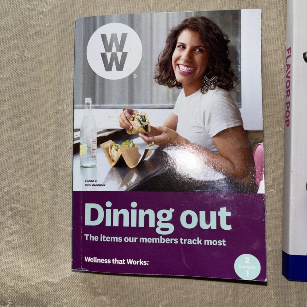 Weight Watchers Trio Of Books. Recipes & dining Out Guide